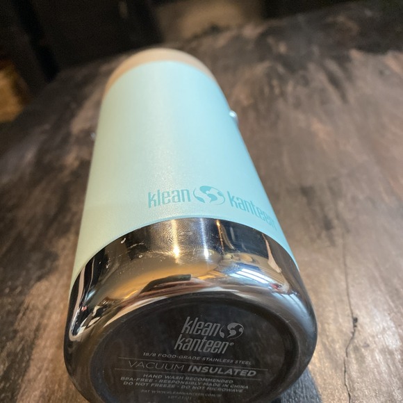 Kleen Kanteen TKWide 12 Oz Limited Baby Blue Robins Egg Tiffany Blue Water Bottl - Picture 6 of 9